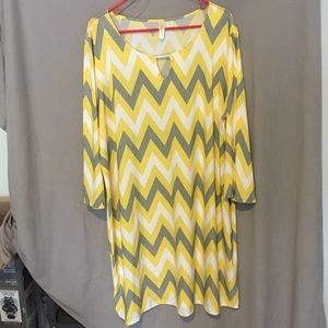 Fun summer chevron dress